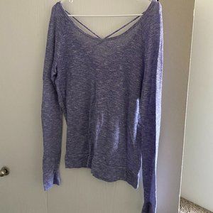 Semi-Open Back Off the Shoulder Sweater